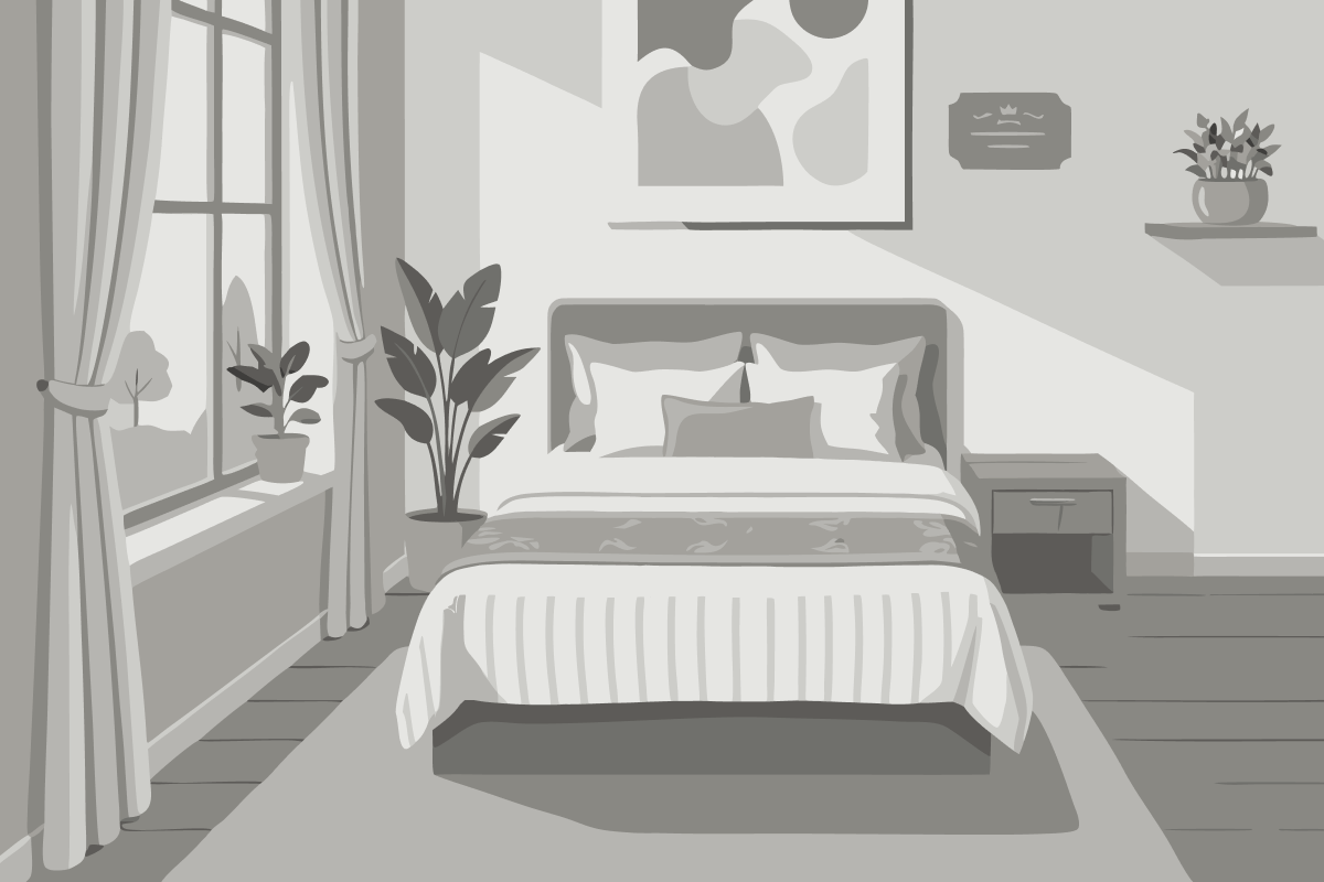 Camera Standard con 1 Letto Queen-Size e 1 Letto Singolo